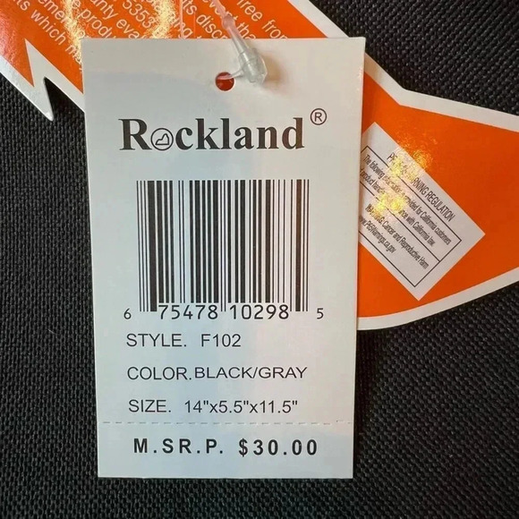 Rockland luggage small canvas carry on bag with strap NWT - Picture 7 of 8